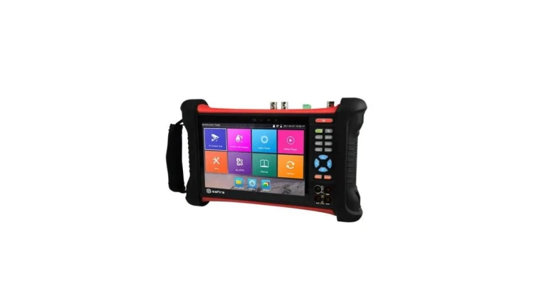 Wielofunkcyjny 7-calowy tester CCTV do kamer HDTVI, HDCVI, AHD, CVBS i IP (4K) z wbudowanym akumulatorem SF-TESTER7-5N1-4K