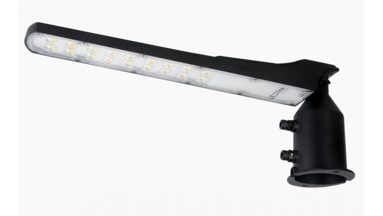 Oprawa drogowa uliczna parkowa lampa LED line FLAMINGO 50W 4000K 5000lm czarna IP65 3 lata gwar.