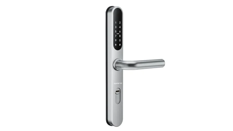Elektroniczny zamek do drzwi SmartLock RC SLIM UNI sz=41mm (13,56Mhz Mifare, kod PIN, Bluetooth)