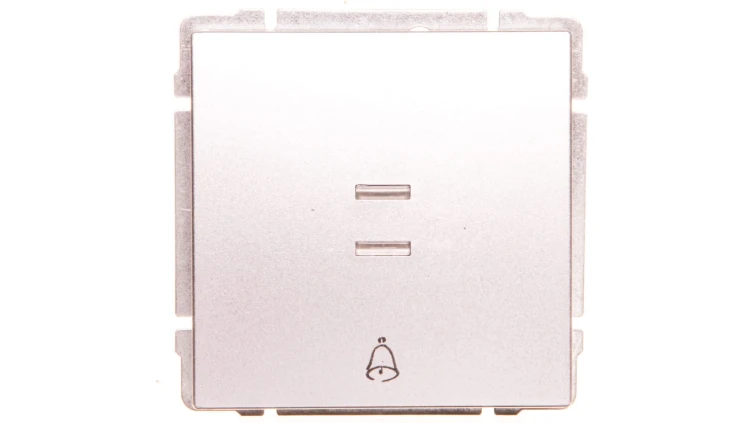 KOS66 Przycisk /dzwonek/ podświetlany aluminium 624014