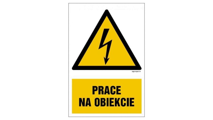 ZNAK - HA024 Nie dotykać 70 x 105 cm PN - Płyta 1mm