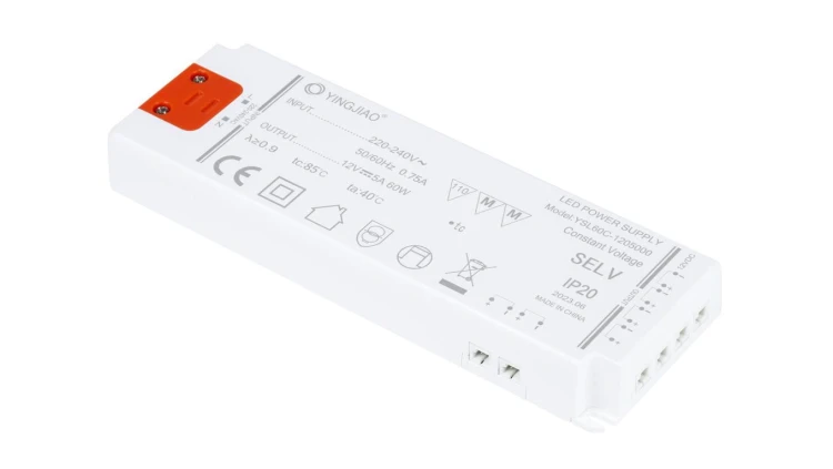 Zasilacz stałonapięciowy LED Yingjiao YSL60C 12V 5A 60W