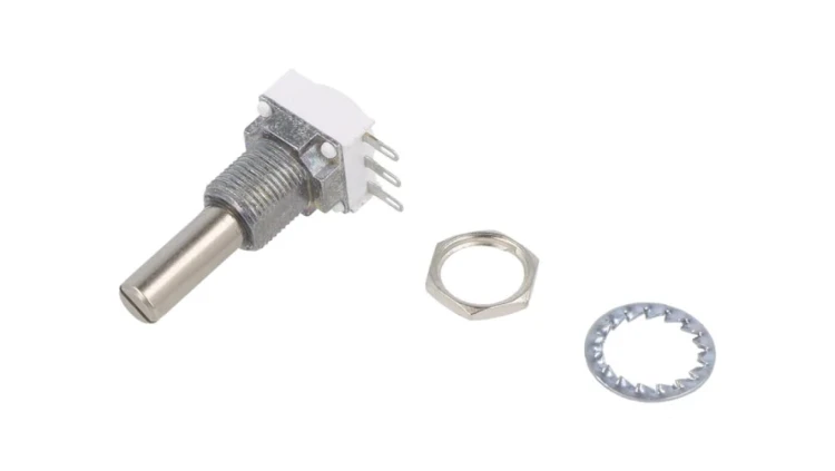 P11S1V0FLSY00101KA Potencjometr osiowy jednoobrotowy 100 1W 10 6mm liniowa