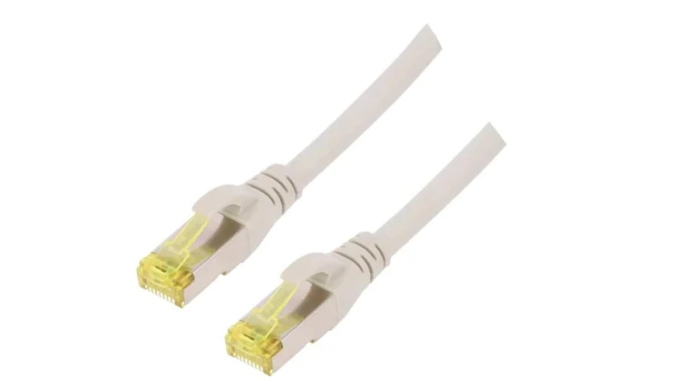 DK-1644-A-300 Patch cord S/FTP 6a linka Cu LSZH szary 30m 26AWG