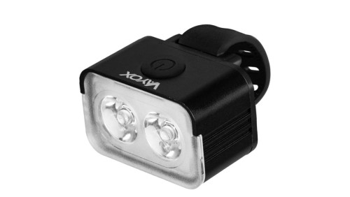Lampka rowerowa przód 300lm 2*LED USB-C VA0153 Vayox