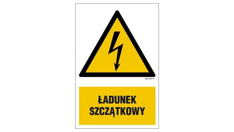 ZNAK - HA011 Ładunek szczątkowy 7,5 x 10 cm PN - Płyta 1mm