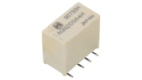 AGN200A4H Przekaźnik elektromagnetyczny DPDT Ucewki 4,5VDC 0,3A/125VAC