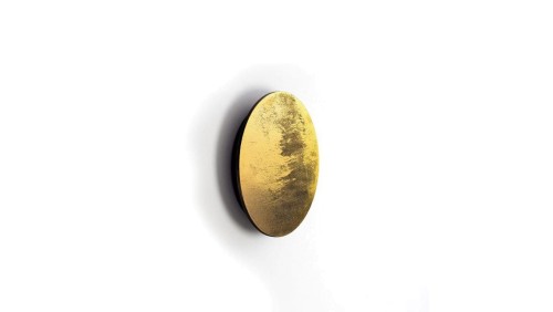 Kinkiet RING LED WOOD M Gold wood 10281 Nowodvorski Lighting