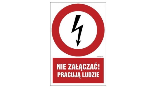 ZNAK - HC001 Niebezpieczeństwo dla życia 70 x 105 cm PN - Płyta 1mm