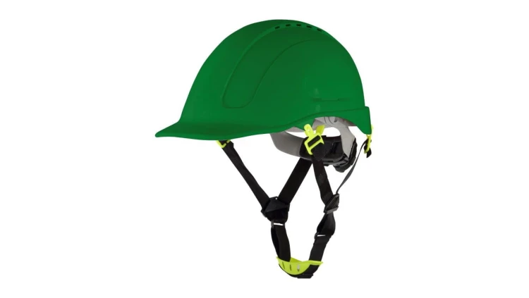 Kask HEŁM Przemysłowy BHP Roboczy Ochronny ZIELONY ABS