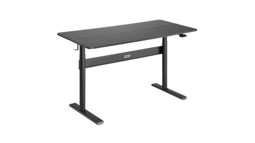 Biurko stolik z blatem 140x68cm Ergo Office, sprężyna gazowa, regulacja, do pracy stojąco siedzącej, max wys 115cm, ER-453