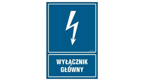 ZNAK - HG011 Bezpiecznik 70 x 105 cm PN - Płyta 1mm