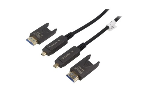 AK-330127-100-S Kabel HDCP 2.2,HDMI 2.0 optyczny LSZH 10m