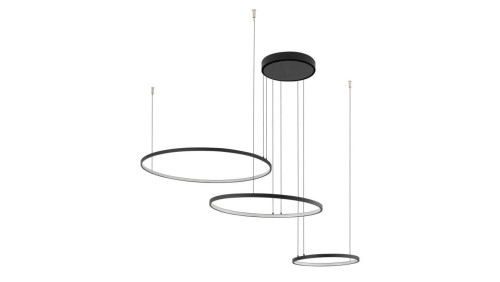Lampa wisząca CIRCOLO LED 45W 1600lm 3000KCzarny 10817 Nowodvorski Lighting