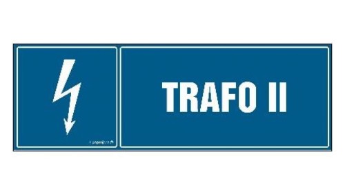 ZNAK - HH039 Trafo II 30 x 10 cm FN - Folia samoprzylepna
