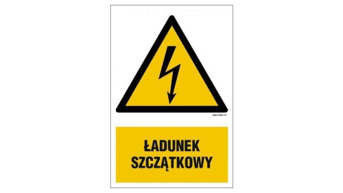 ZNAK - HA011 Ładunek szczątkowy 70 x 105 cm FN - Folia samoprzylepna