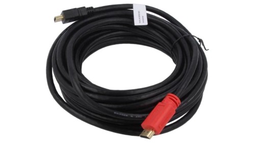 AK-330105-100-S Kabel HDMI 1.3 ze wzmacniaczem HDMI wtyk z obu stron PVC 10m