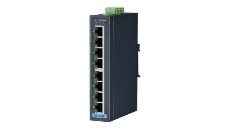 Przemysłowy switch ethernetowy - 8 portów Ethernet 10/100Mb/s EKI-2528-BE