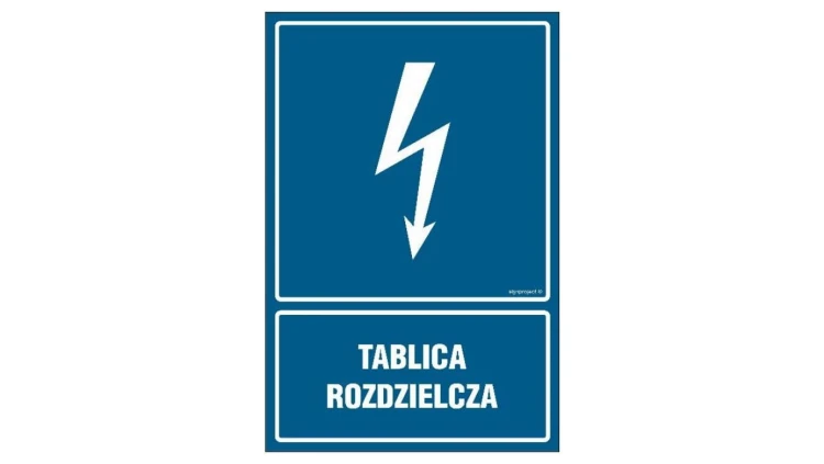 ZNAK - HG048 Tablica oświetleniowa 70 x 105 cm PN - Płyta 1mm