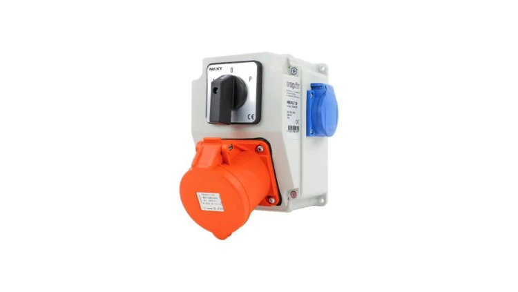 Zestaw siłowy NBOX-Z.10 1x32A 5P 1x230V wyłącznik krzywkowy L-0-P 3744410