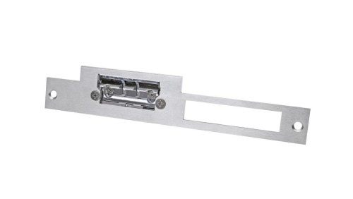 Płaskownik długi do elektrozaczepu Hartte z wyślizgiem OK-C3, 200x24x3 mm., stal nierdzewna