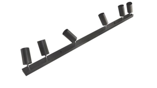 Lampa spotlight Fargo 6xGU10 czarna