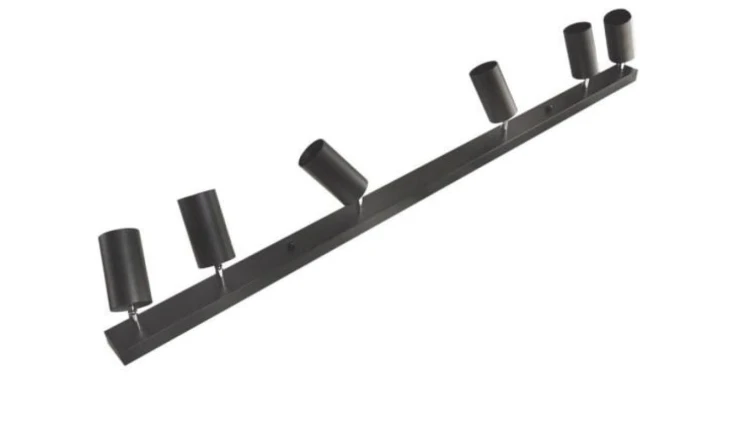 Lampa spotlight Fargo 6xGU10 czarna