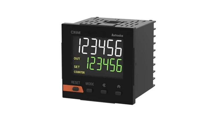 Licznik: elektroniczny LCD czas/impulsy SPDT IN 1: napięciowe