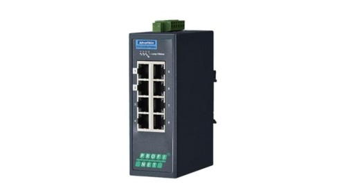 Przemysłowy zarządzalny switch PROFINET MRP Master - 8 portów Fast Ethernet 10/100Mb/s EKI-5528-PNMA-AE