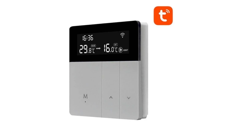 Inteligentny termostat boilera CWU Avatto WT50 3A Wi-Fi TUYA