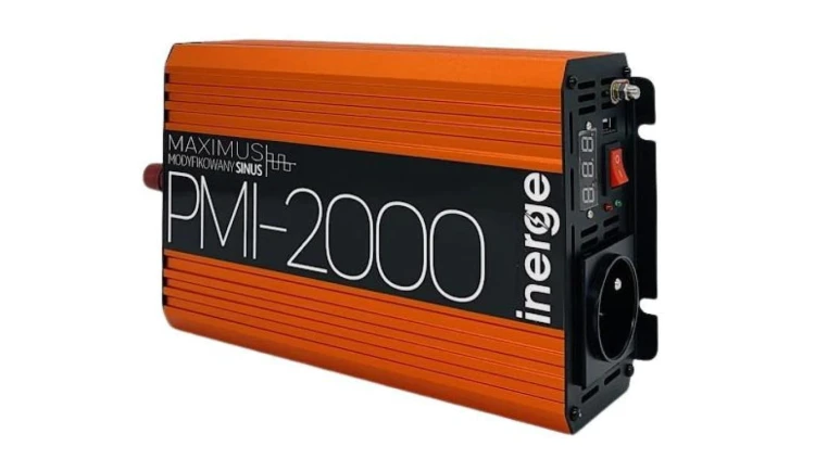 Przetwornica napięcia Maximus PMI-2000 COMPACT 12VDC/230VAC 2000VA/1000W Inerge