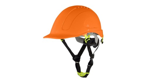 Kask HEŁM Przemysłowy BHP Roboczy Ochronny POMARAŃCZOWY ABS