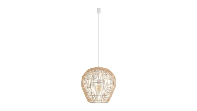 Lampa wisząca HAITI M Naturalne drewno 11164 Nowodvorski