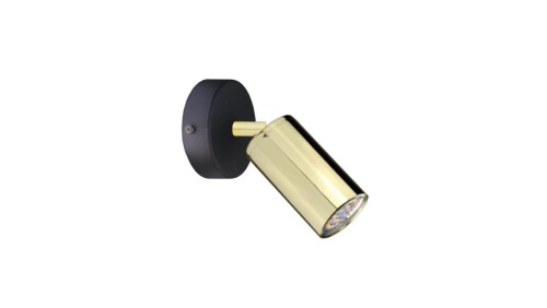 Kinkiet nowczesny 1xGU10 EYE BLACK GOLD