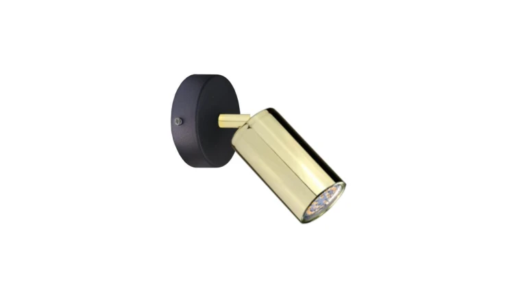 Kinkiet nowczesny 1xGU10 EYE BLACK GOLD