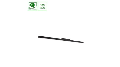 SYSTEM SHIFT - LINE L oprawa na szynoprzewód 902x23x42mm 22W 100st czarny 5 lat gw.