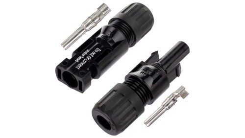 Złącze solarne typu MC4 Komplet (wtyk + gniazdo) Konektor na przewód 4-6mm2 IP67 1000V Staubli (Multi-Contact)