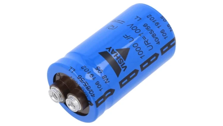 MAL210619102E3 Kondensator elektrolityczny śrubowy 1mF 100VDC Ø35x60mm 20
