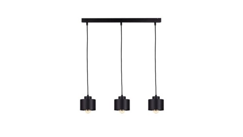 Lampa nowoczesna wisząca 3xE27 SIMPLY BLACK