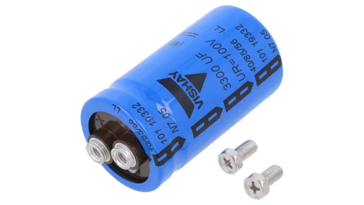 MAL210119332E3 Kondensator elektrolityczny śrubowy 3,3mF 100VDC Ø35x60mm