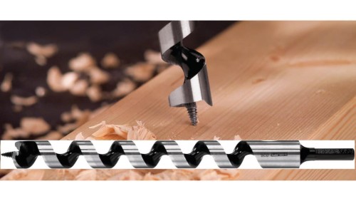 Wiertło kręte WDB A 8x255/320 Premium do płynnego wiercenia głębokich otworów w drewnie fi=8mm długość=320mm