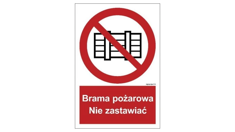 ZNAK - BC142 Wyłącznik bezpieczeństwa 70 x 105 cm KS - Folia podłogowa foto.