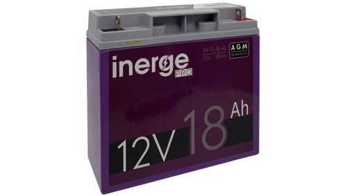 Akumulator AGM 12V 18Ah INERGE PRO