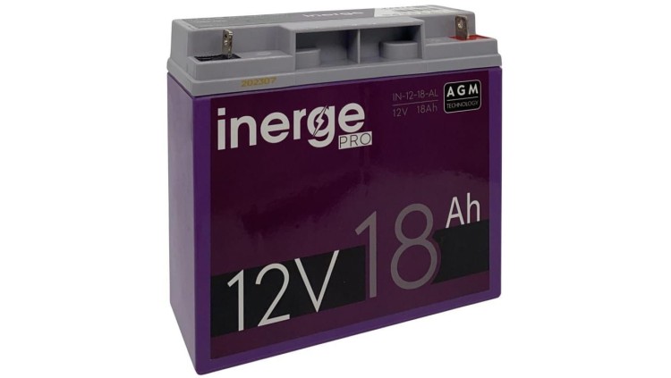 Akumulator AGM 12V 18Ah INERGE PRO