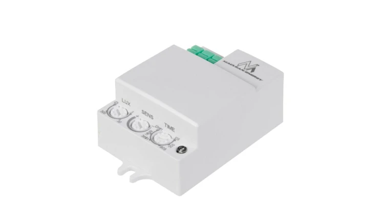 Mikrofalowy czujnik ruchu Maclean, zasięg 8m, max. obciążenie 1200W, IP20, 5.8 GHz, MCE316