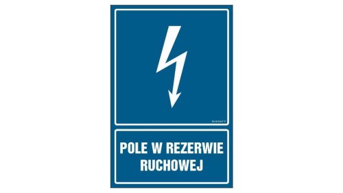 ZNAK - HG043 Trafo I 70 x 105 cm PN - Płyta 1mm