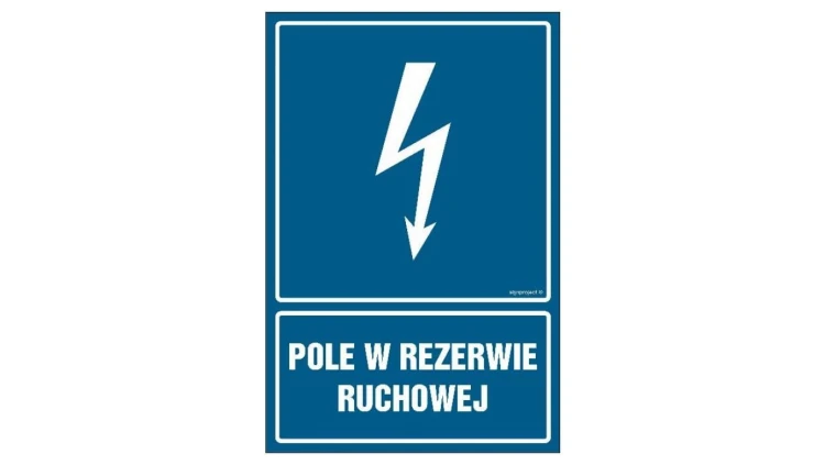 ZNAK - HG043 Trafo I 70 x 105 cm PN - Płyta 1mm