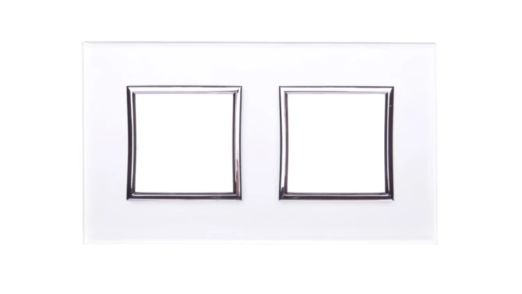 DANTE Ramka podwójna szkło PERL GLASS 4504182
