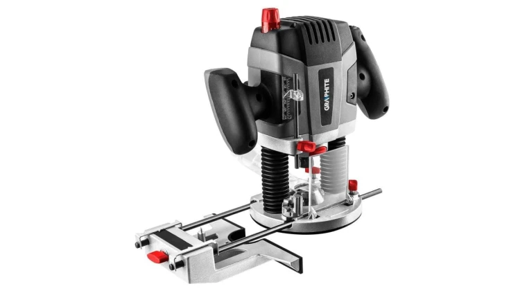Frezarka górnowrzecionowa 1300W 230V uchwyt 6-12mm + akcesoria GRAPHITE