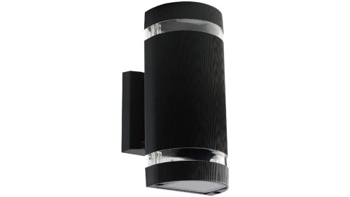 Lampa elewacyjna, kinkiet dwukierunkowy półokrągła 2xE27 V-TAC VT-967